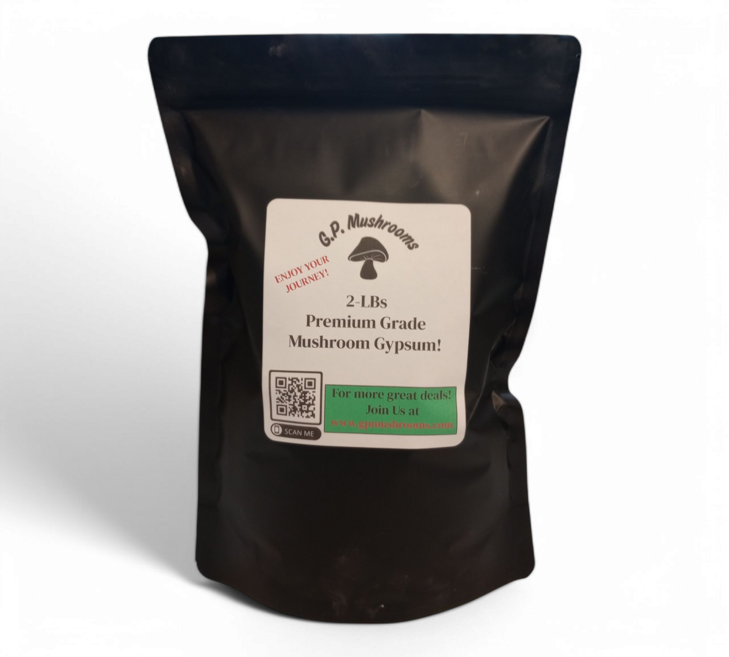 Premium Grade Mushroom Gypsum 2-LBs