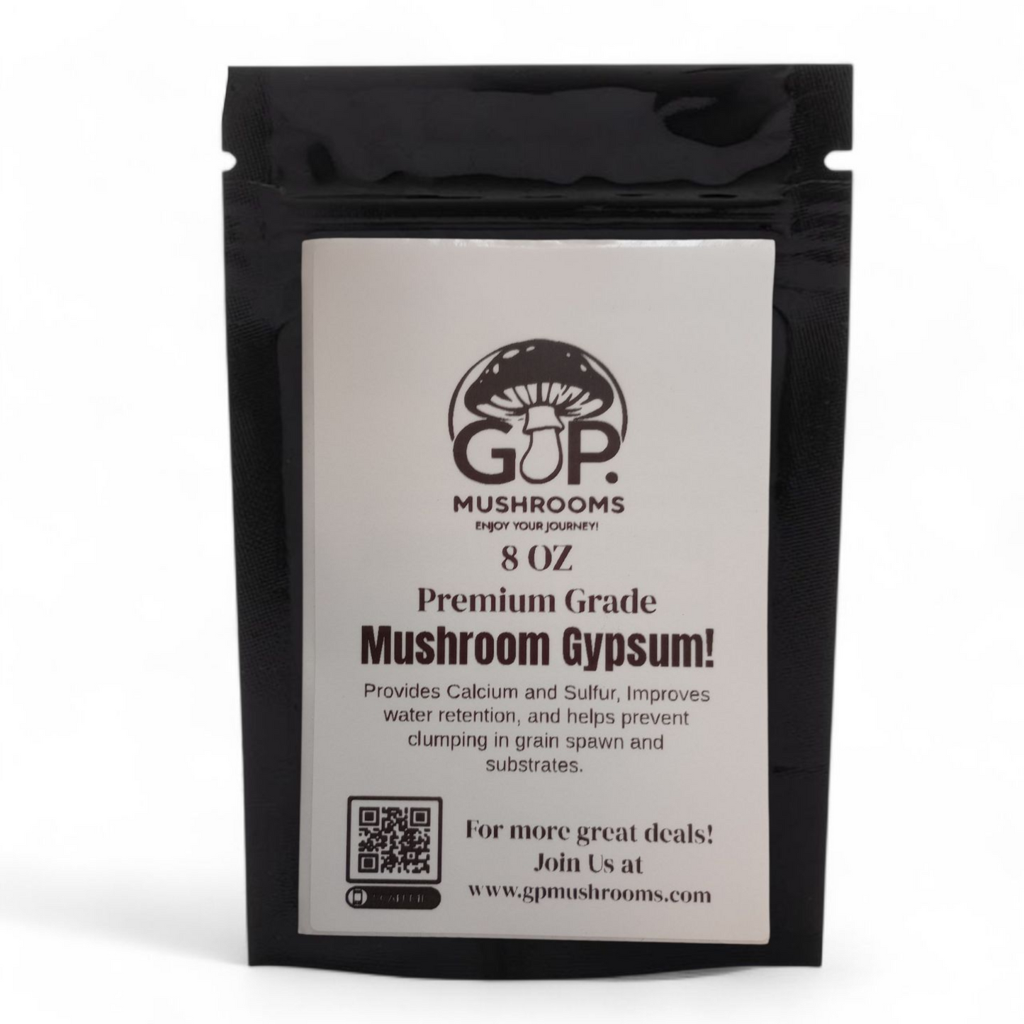 Duo Pack, Premium Mushroom Gypsum and Grounded Alfalfa Mushroom Supplement 8oz each